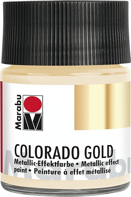 Marabu - Colorado Gold Paint - 50 Ml - Platinium 796