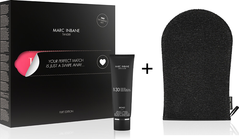 MARC INBANE Tander Creme Bronze + gratis eksfolierende handske - sort