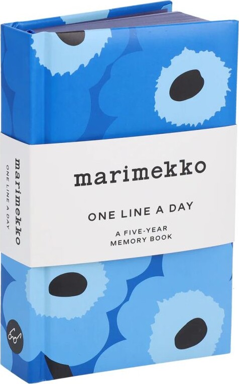Marimekko One Line A Day: A Five-year Memory Book (blue Unikko) - English book
