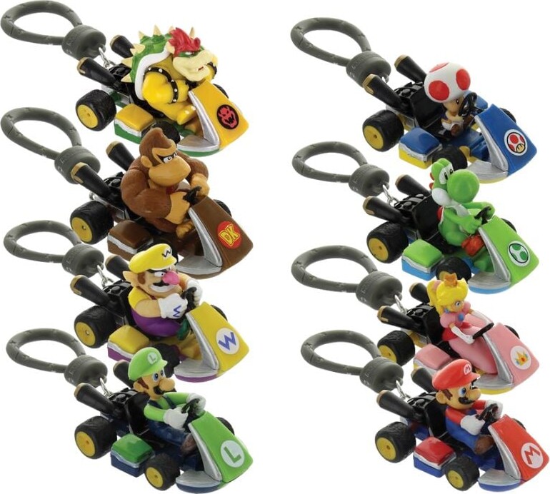 Mario Kart Backpack Buddies ( Assorteret )