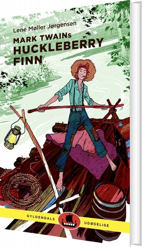 Billede af Mark Twains Huckleberry Finn - Lene Møller Jørgensen - Bog