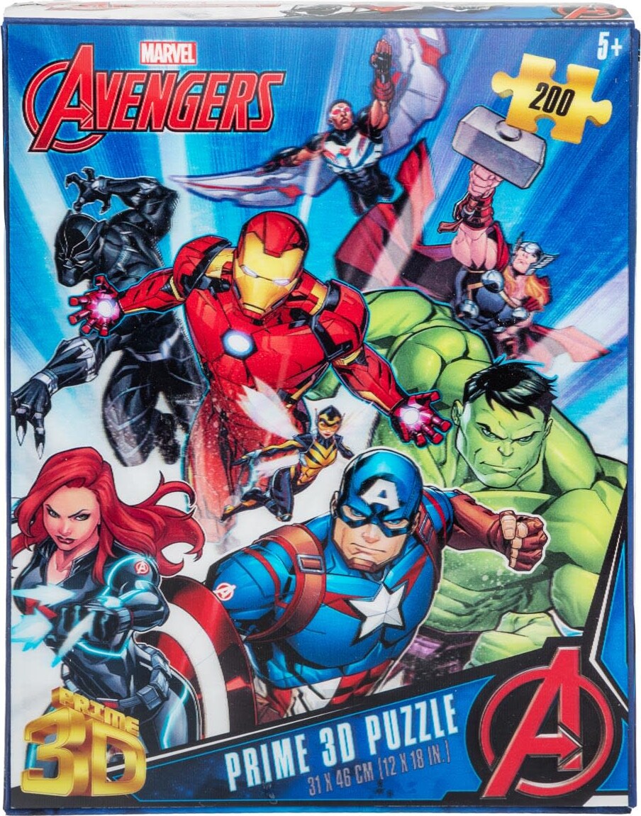 Marvel - 3d-puslespil 200 Brikker Avengers