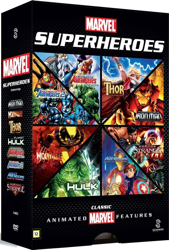 Marvel Animated Superheroes - Boks DVD Film → Køb billigt her 