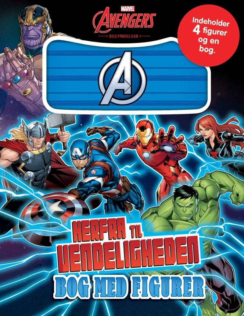 Marvel Avengers - Bog Med Figurer - Diverse - Bog