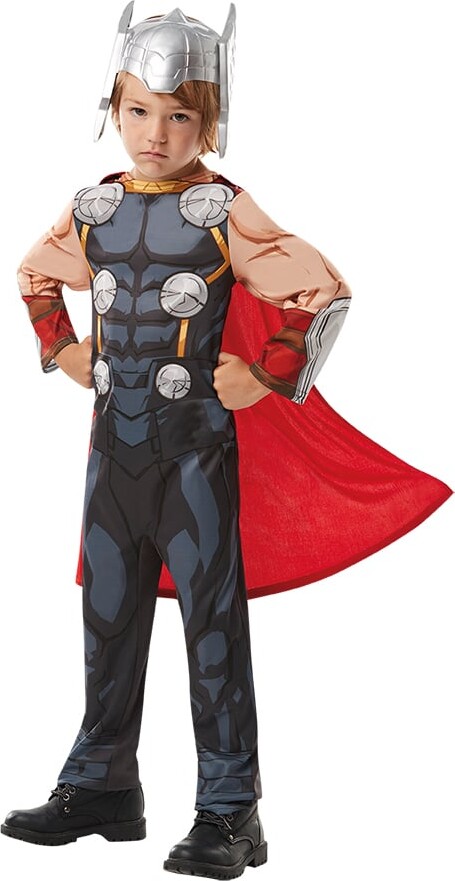 #3 - Thor Kostume Til Børn - Marvel Avengers - Lille