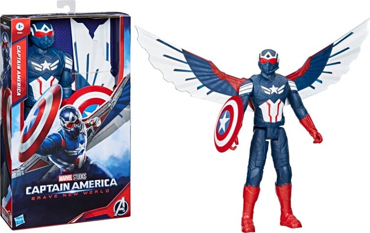 Marvel Captain America Brave New World Titan Hero Series Captain America 30 cm
