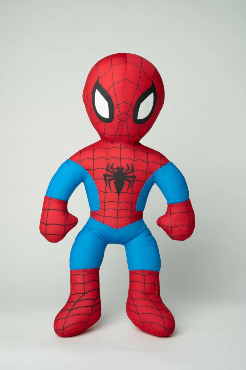 Spider-man Bamse Med Lyd - Marvel - 20 Cm