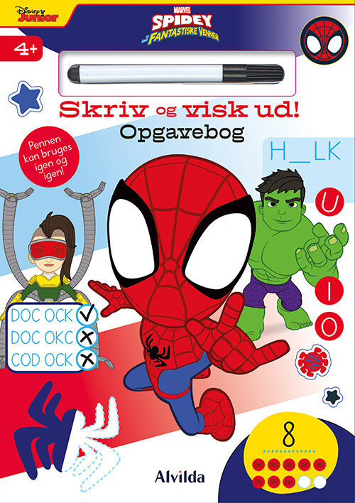 Billede af Marvel - Spidey - Skriv Og Visk Ud - Diverse - Bog