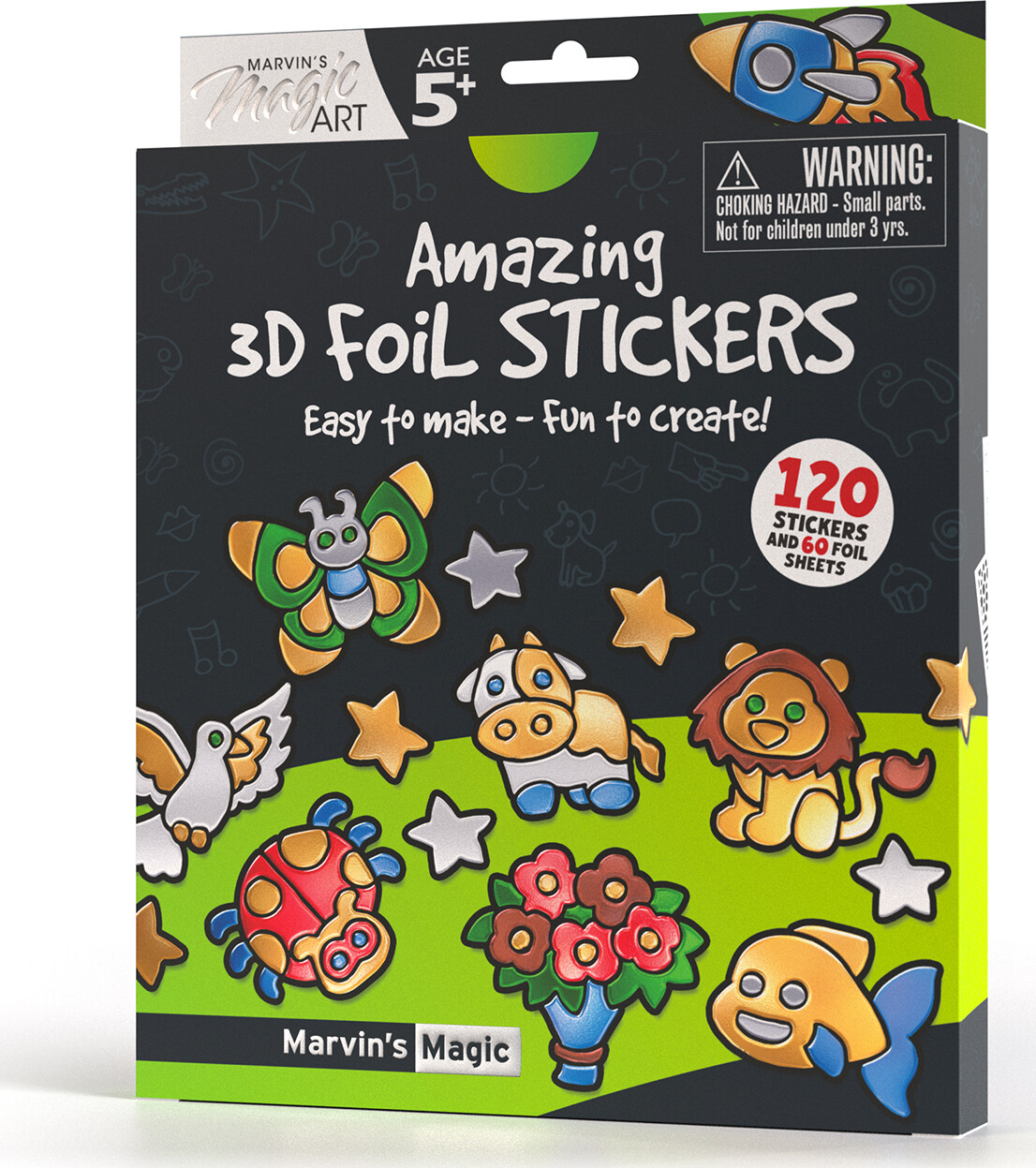 Marvins Magic - Amazing 3d Foil Stickers