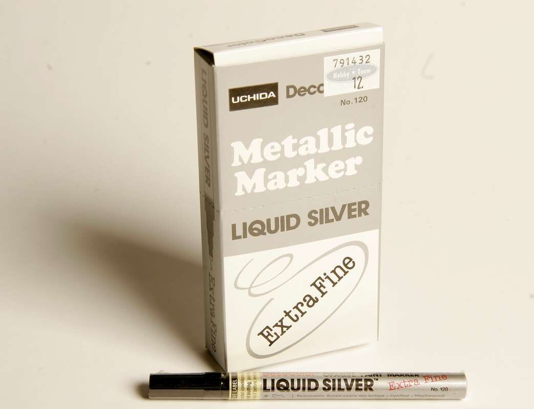 Marvy Decocolor Ex-fine Sølv - No.120