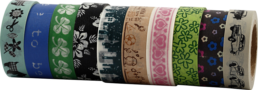 Masking Tape - B 15 Mm - 10x10 M billede