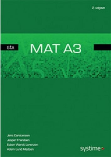 Mat A3 Stx - Opgaver - Jens Carstensen - Bog