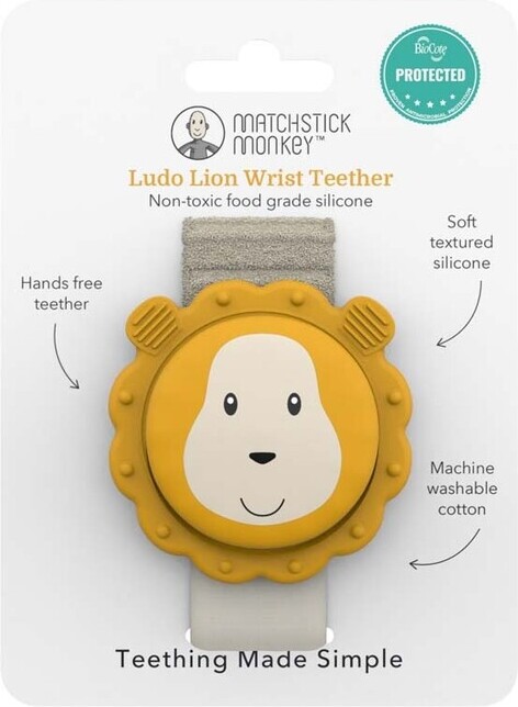 Matchstick Monkey - Ludo Lion Wrist Teether Biderangle - Løve
