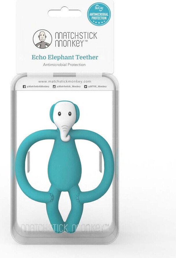 Matchstick Monkey - Echo Elephant Teether Bidering