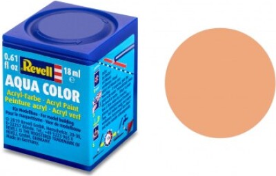 Se Matt Flesh Aqua Color Acrylic - 18ml - 36135 - Revell hos Gucca.dk