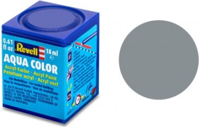 Revell - Maling - Aqua Color Matt Usaf Medium Grey Acrylic - 18 Ml - 36143 - Revell