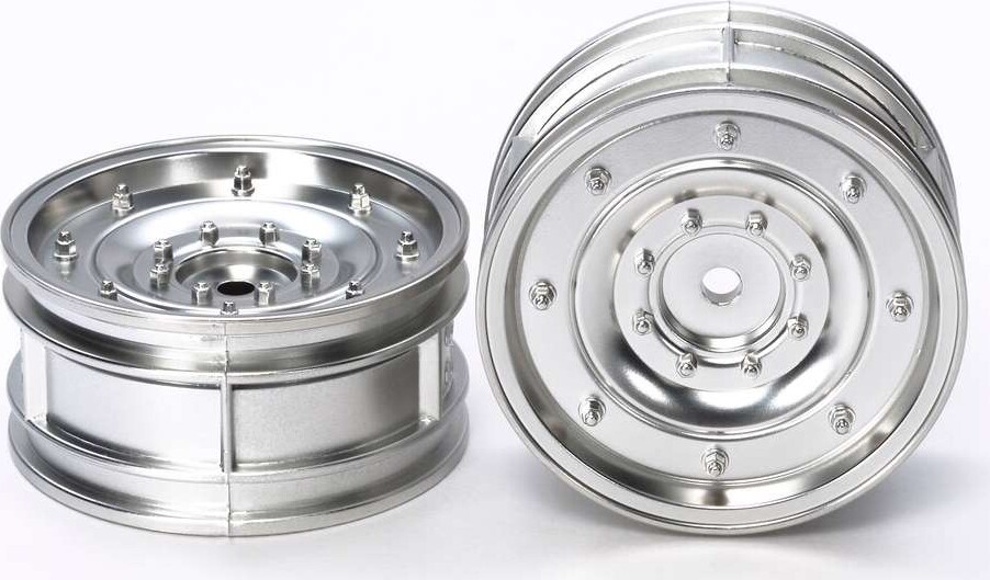 Matte Sil Dish Whl 26mm Off+4 - 54737 - Tamiya