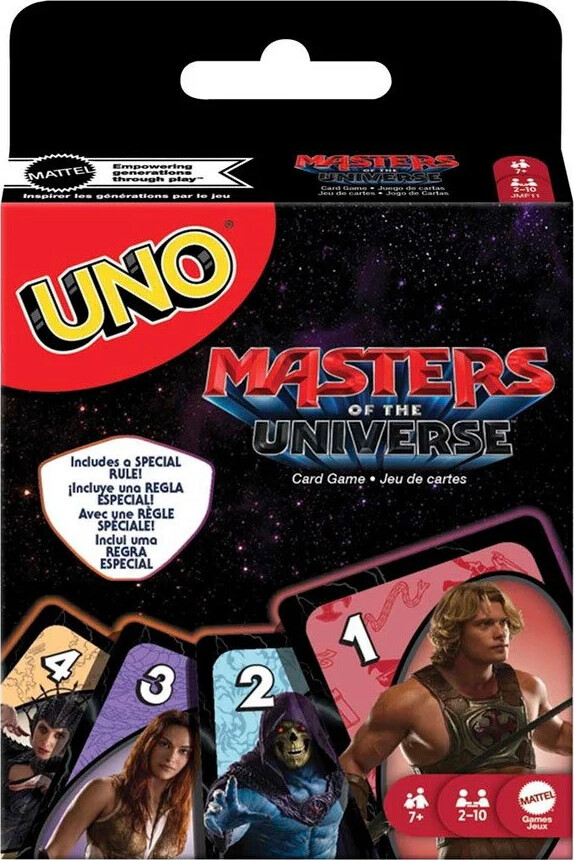 Uno - Masters Of The Universe Movie - Mattel Games Jmf11