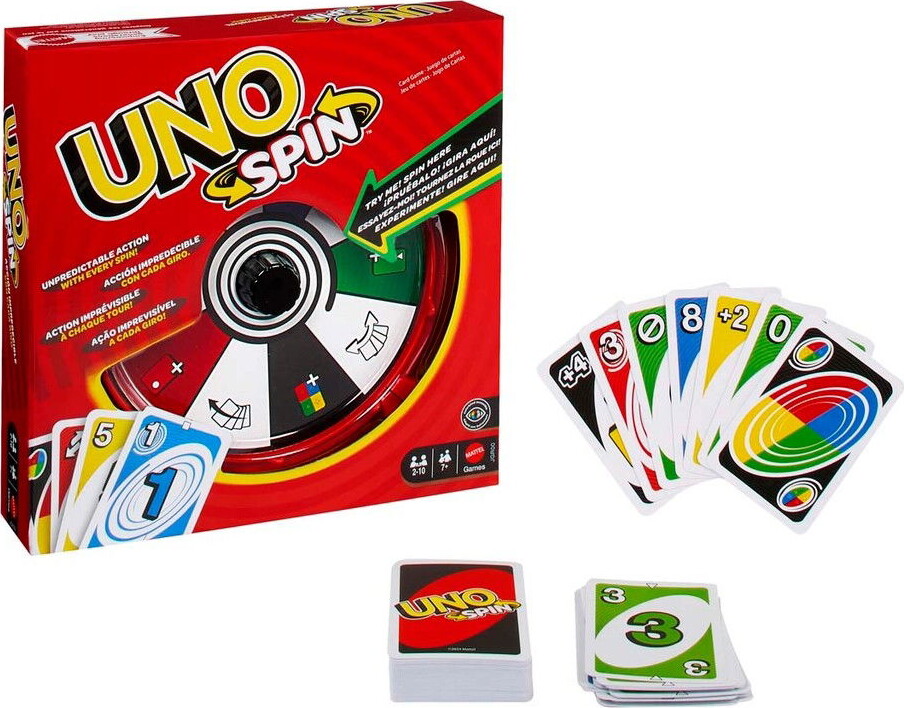 Uno - Spin Udgave - Kortspil - Mattel