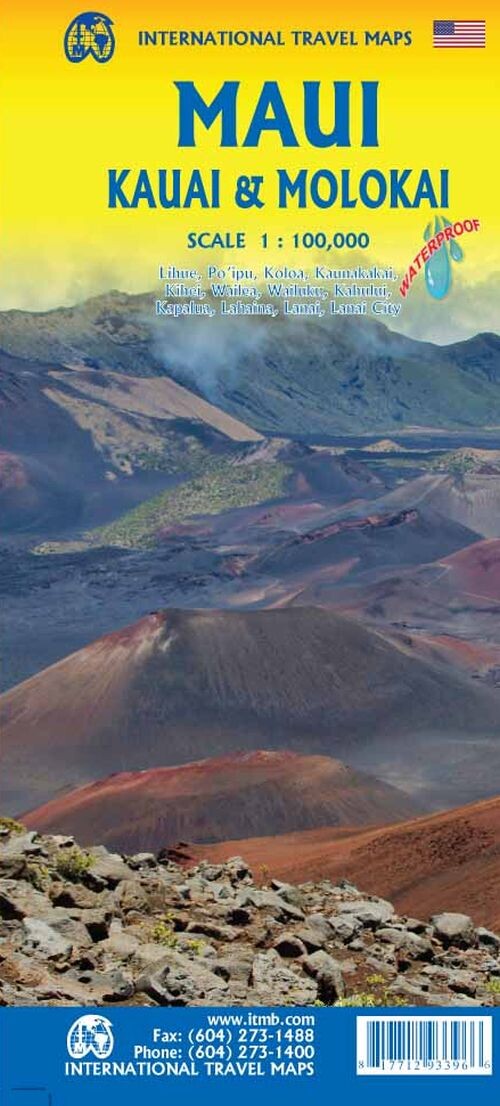 Maui, Kuai & Molokai - English book