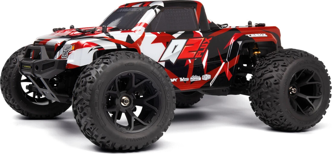 Maverick - Rc Quantum 2 Flux Fjernstyret Monster Truck - 1:10 - Rød - Mv150405