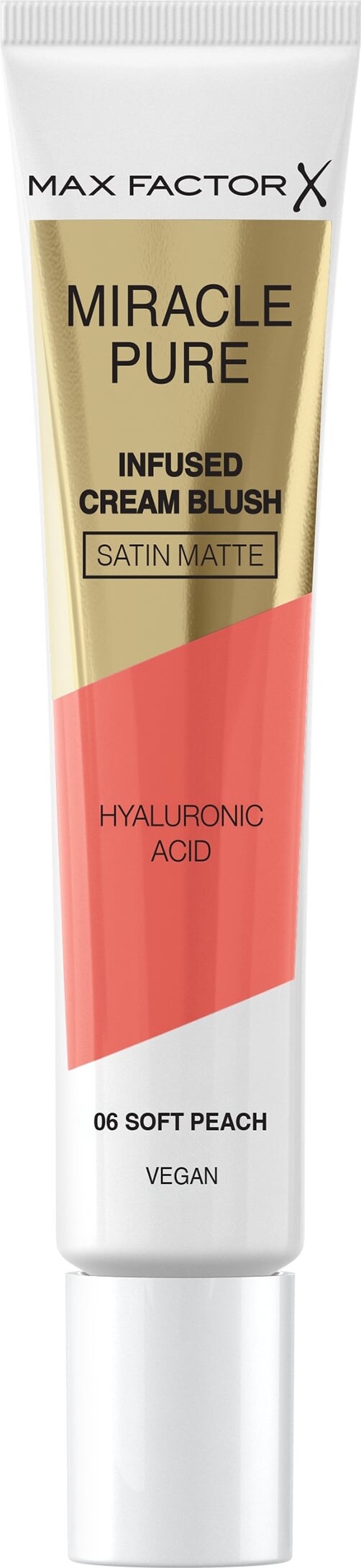 Max Factor - Miracle Pure Cream Blush - 06 Soft Peach