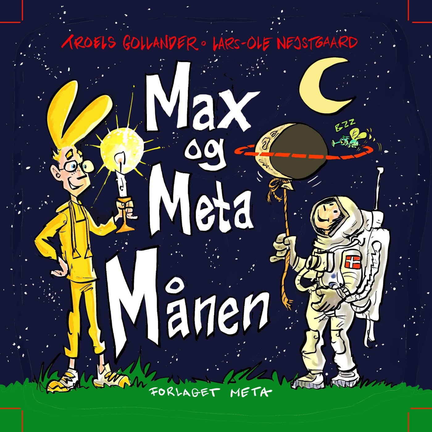 Billede af Max Og Meta - Månen - Lars-ole Nejstgaard - Bog
