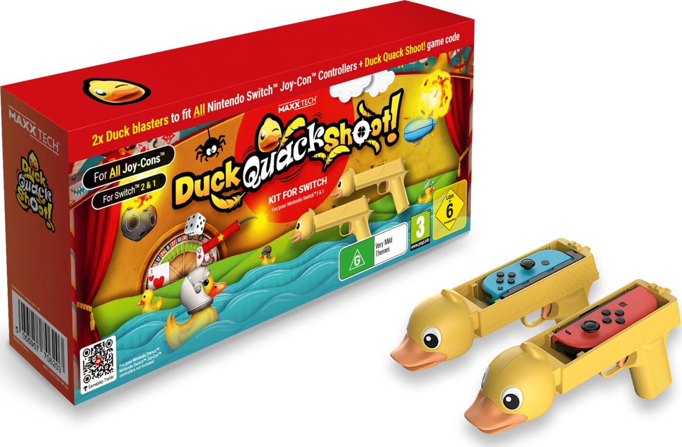 Maxx Tech Duck, Quack, Shoot! Kit For Nintendo Switch 2&amp1