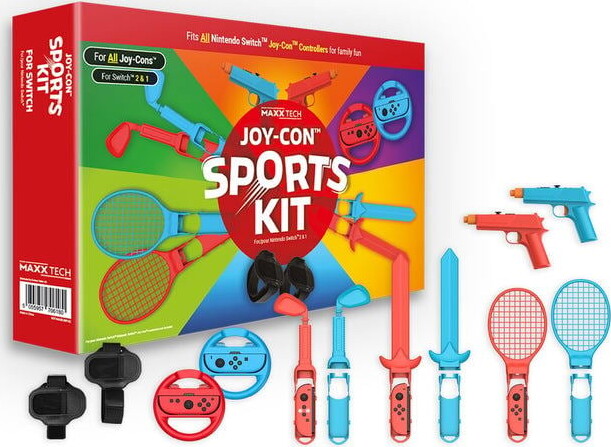 Maxx Tech - Joy-con Sports Kit For Nintendo Switch 2/1