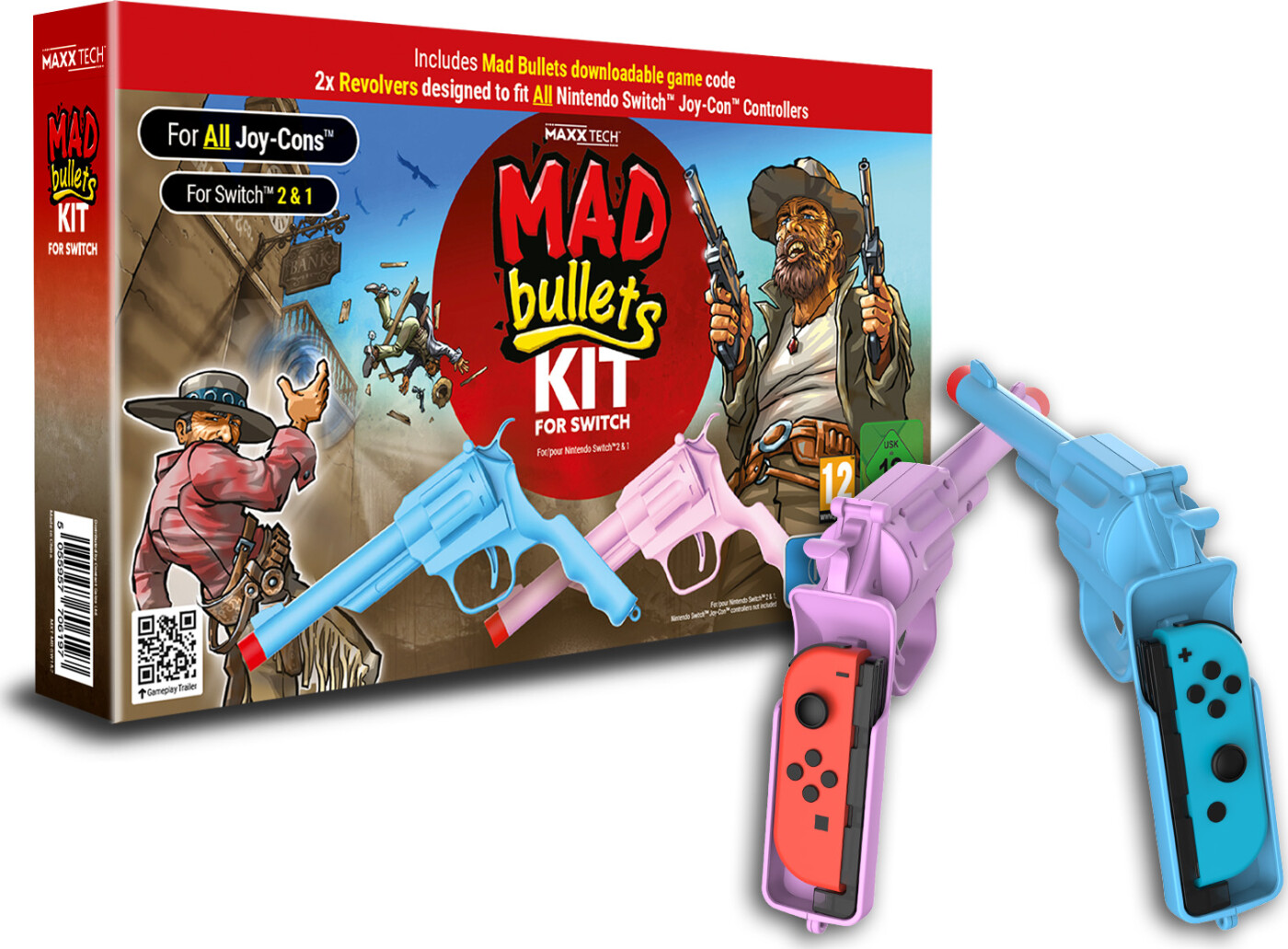 Maxx Tech - Mad Bullets Cib With Switch 2 & 1 Compatible Accessory