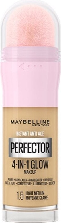 Billede af Maybelline - Instant Perfector 4-in-1 Glow Makeup - 1.5 Light Medium hos Gucca.dk