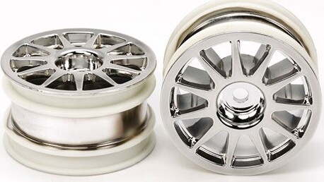 M-chassis 11-spoke Wheels (chrome Plated, 2pcs.) - 54824 - Tamiya