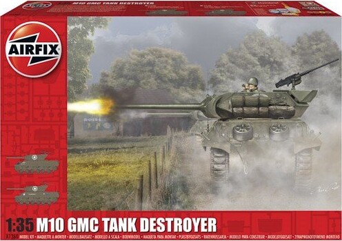 Airfix - M10 Gmc Tank Byggesæt - 1:35 - A1360