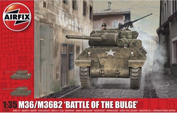 Billede af Airfix - M36 Tank Byggesæt - Battle Of The Bulge - 1:35 - A1366