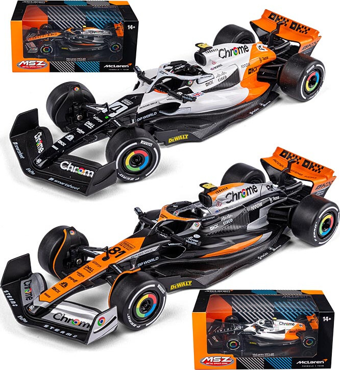 Mclaren Mcl60 Formel 1 Racerbil 1:24 - Assorteret
