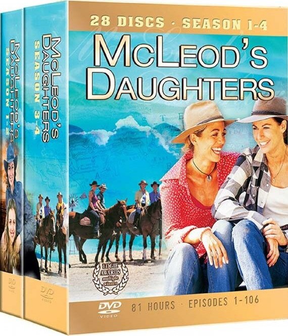 Mcleods Døtre - Sæson 1-4 - DVD - Tv-serie