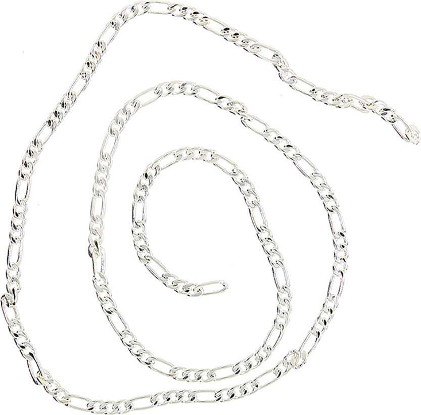 Me & My Box - Figarokæde 45 Cm - Sølvbelagt 925 Sterling