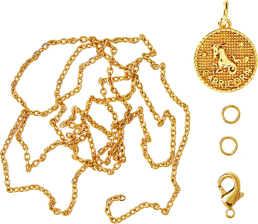 Me & My Box - Smykke Kit - Stjernetegn - Stenbukken - Guldbelagt 18 Karat