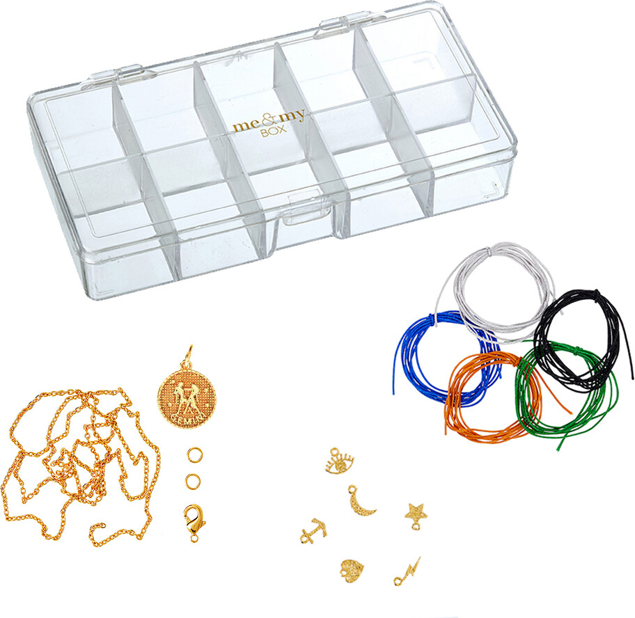 Me & My Box - Smykke Kit - Stjernetegn - Tvillingen - Guldbelagt 18 Karat