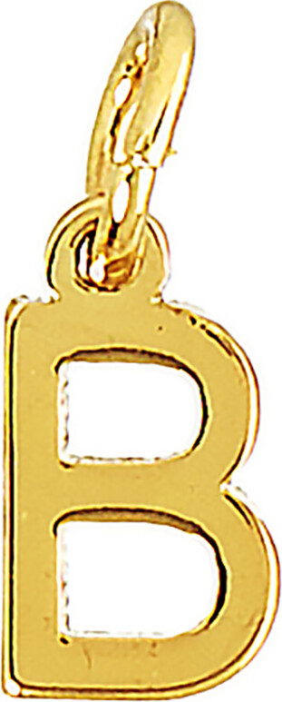 Me & My Box - Vedhæng - Bogstav - B - Guldbelagt 18 Karat
