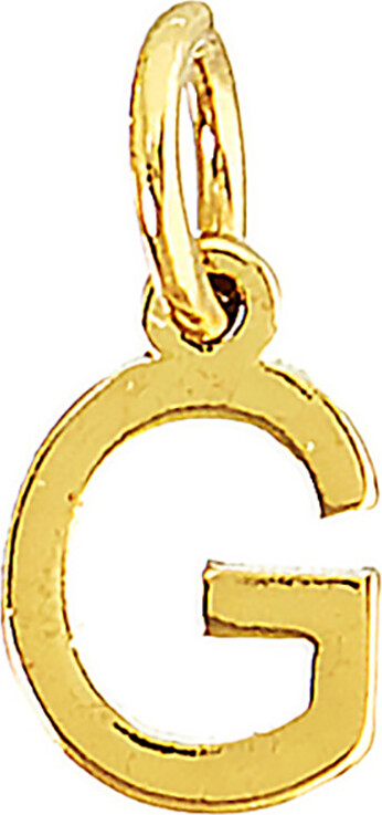 Me & My Box - Vedhæng - Bogstav - G - Guldbelagt 18 Karat