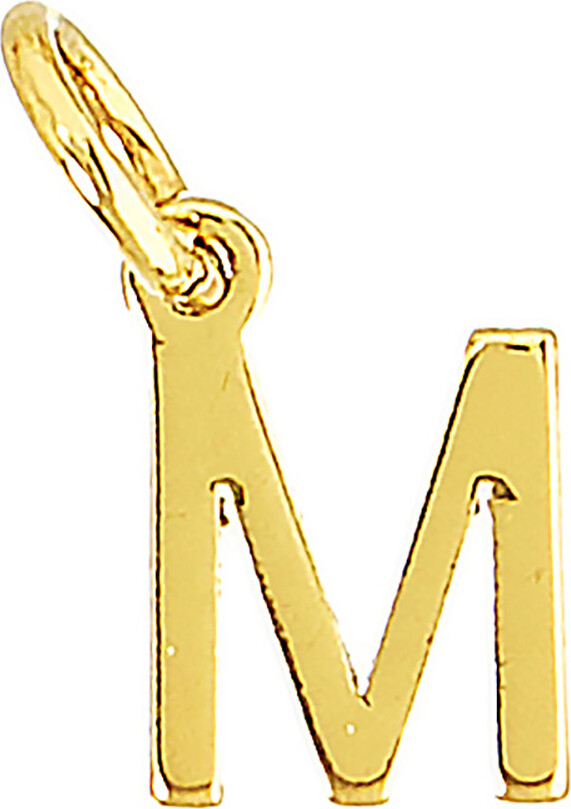 Me & My Box - Vedhæng - Bogstav - M - Guldbelagt 18 Karat