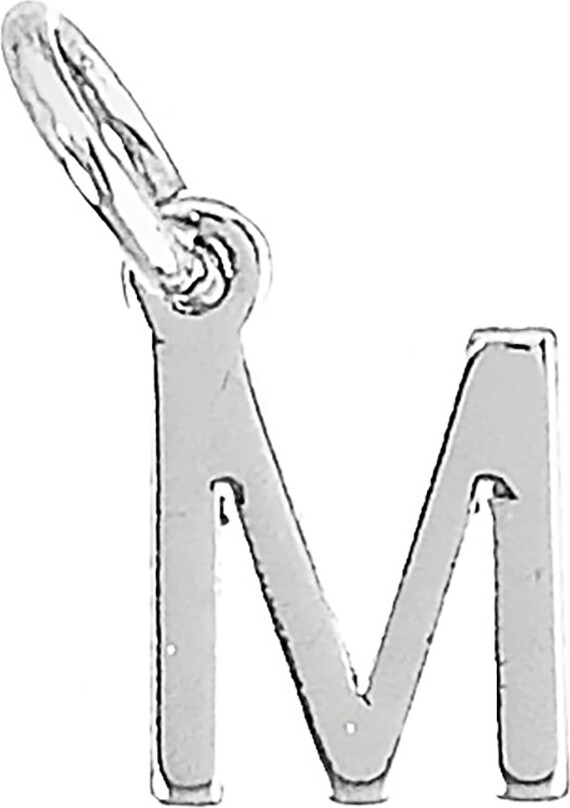 Me & My Box - Vedhæng - Bogstav - M - Sølvbelagt 925 Sterling
