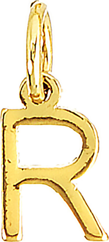 Me & My Box - Vedhæng - Bogstav - R - Guldbelagt 18 Karat