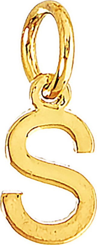 Me & My Box - Vedhæng - Bogstav - S - Guldbelagt 18 Karat