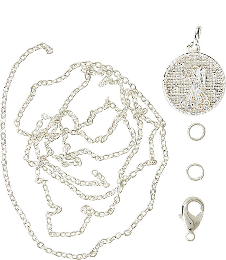 Me & My Box - Vedhæng Diy Sæt - Stjernetegn - Jomfruen - Sølvbelagt 925 Sterling