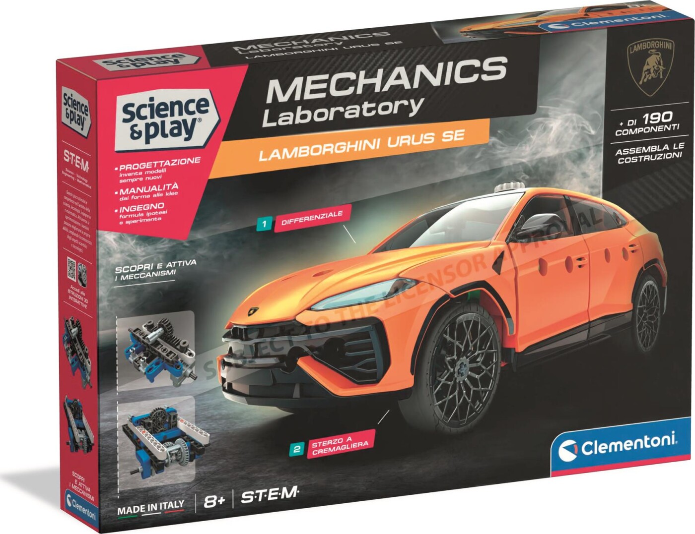 Clementoni Mechanics Laboratory - Lamborghini Urus Se - Byggesæt