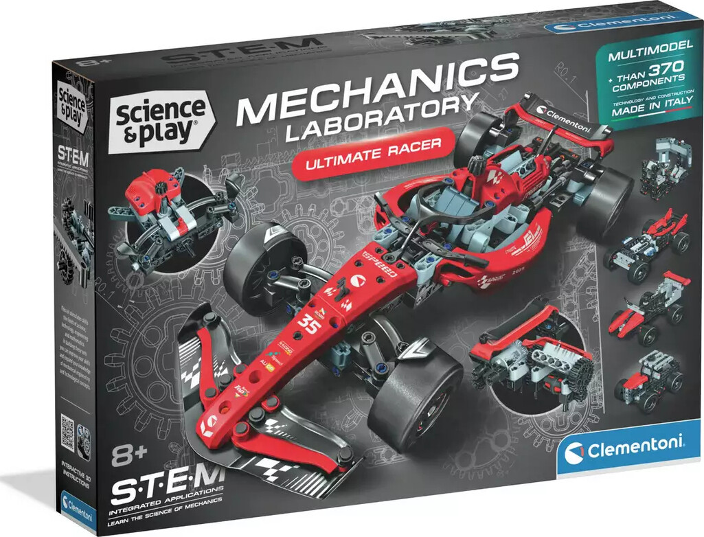 Clementoni - Science & Play - Mechanics - Ultimate Racer
