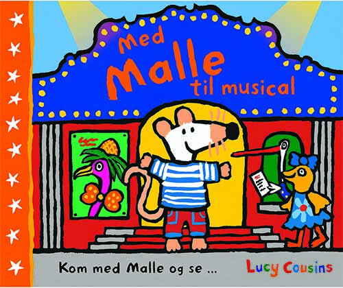 Billede af Med Malle Til Musical - Lucy Cousins - Bog hos Gucca.dk