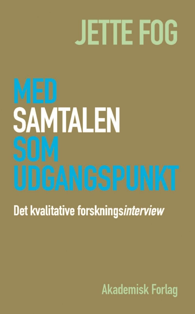 Billede af Med Samtalen Som Udgangspunkt - Jette Fog - Bog